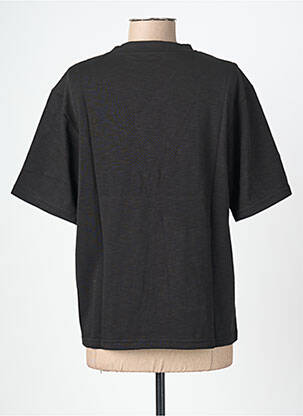 Tricou elasticitate mâneci scurte negru ROSE GARDEN femeie