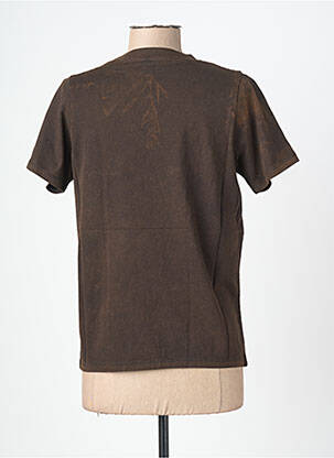 Tricou mâneci lungi mâneci lungi maro ROSE GARDEN femeie