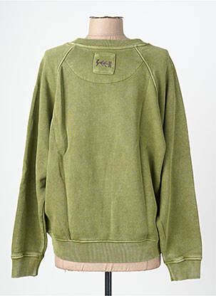 Hanorac broderie mâneci lungi verde ROSE GARDEN femeie