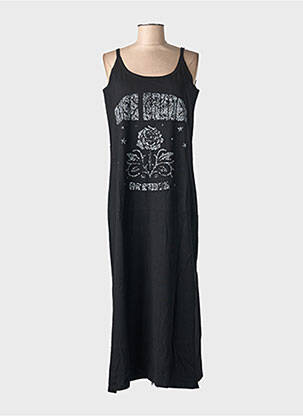 Rochie lungă fără mâneci fără mâneci negru ROSE GARDEN femeie