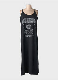 Rochie lungă fără mâneci fără mâneci negru ROSE GARDEN femme