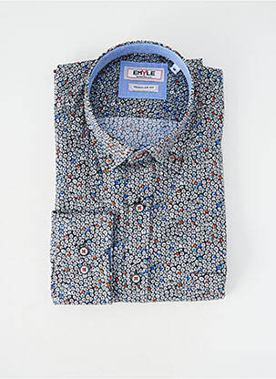 Cămașă cu mâneci lungi manșete cu nasturi gri EMYLE homme