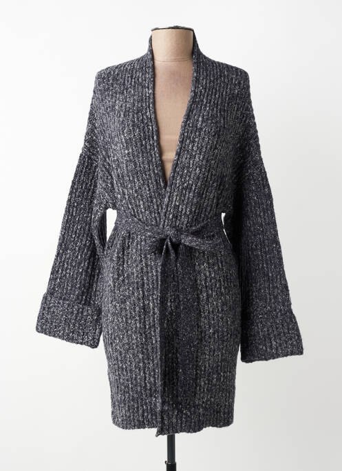 Vestă cu mâneci lungi elasticitate gri YEST femme