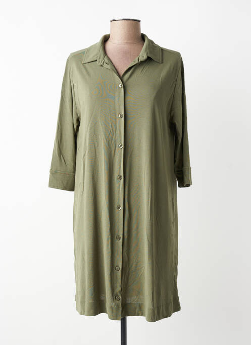 Rochie midi mâneci lungi mâneci lungi verde MASAI femme
