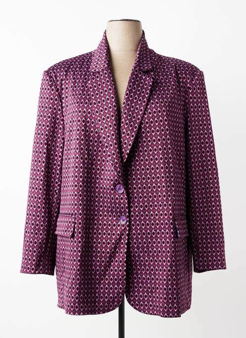 Sacou buzunare violet MAT. femme