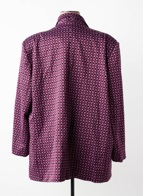 Sacou buzunare violet MAT. femme