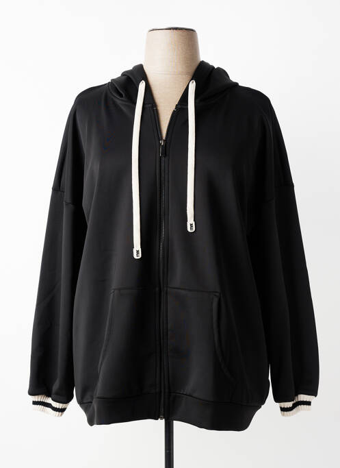 Jachete casual guler rotund negru MAT. femme