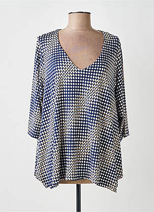 Tricou mâneci 3/4 mâneci 3/4 albastru ONE O ONE femeie