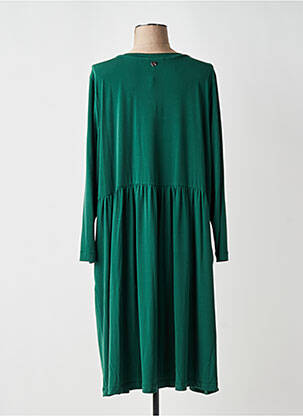 Rochie midi mâneci lungi mâneci lungi verde MAT. femeie