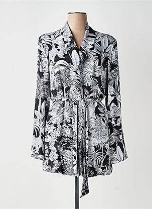 Jachete kimono mâneci lungi negru YESTA femeie