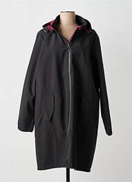 Parka mâneci lungi cu glugă negru YESTA femme