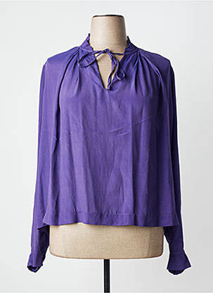 Bluză mâneci lungi mâneci lungi violet MÊME ROAD femeie
