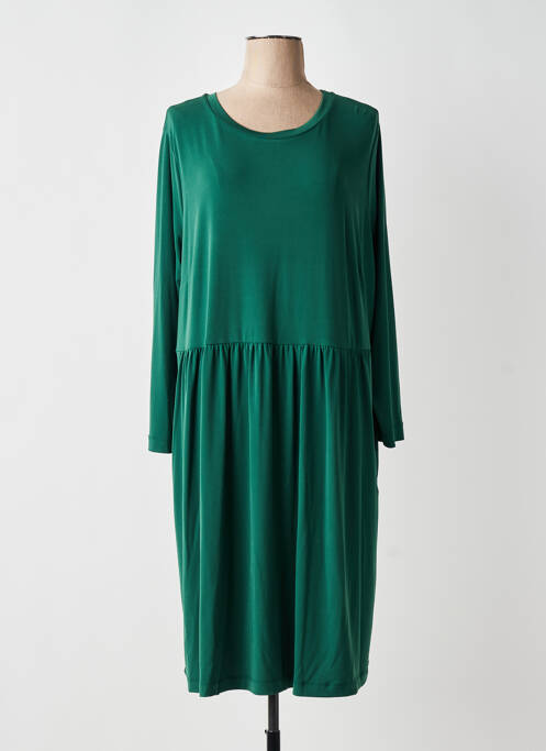 Rochie midi mâneci lungi mâneci lungi verde MAT. femme