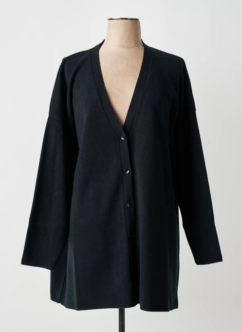 Vestă cu mâneci lungi elasticitate negru MAT. femme