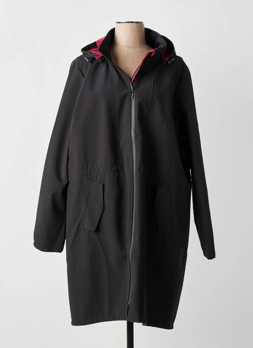 Parka mâneci lungi cu glugă negru YESTA femme