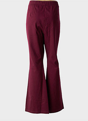 Pantalon evazat talie elastică violet MAT.3 femeie