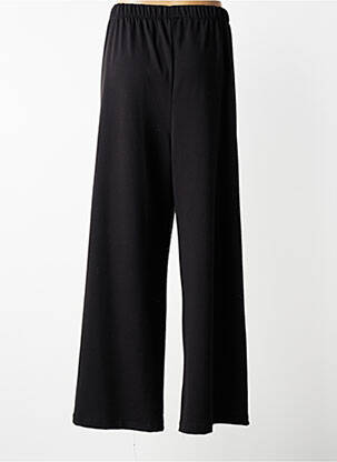 Pantalon evazat talie elastică negru AN II VITO femeie