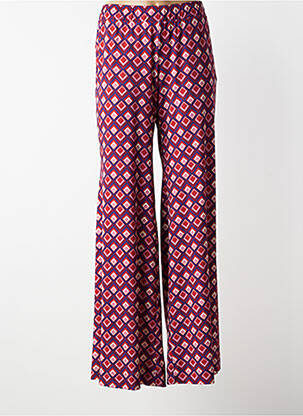 Pantalon drept croială dreaptă violet MAT. femeie