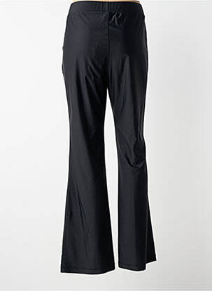 Pantalon evazat talie elastică negru MAT. femeie