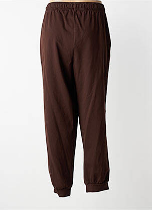Pantalon drept talie elastică albastru MAT. femeie