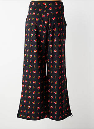 Pantalon evazat talie elastică negru BLUTSGESCHWISTER femeie