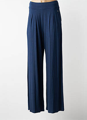 Pantalon drept talie elastică albastru BLUTSGESCHWISTER femeie