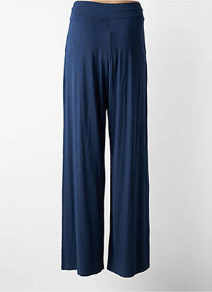 Pantalon drept talie elastică albastru BLUTSGESCHWISTER femeie