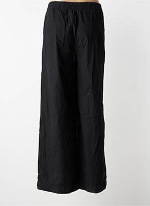 Pantalon drept închidere cu fermoar sub clapetă cu nasturi negru YELLOW LABEL femeie