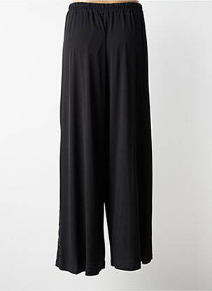 Pantalon evazat talie elastică negru AN II VITO femeie