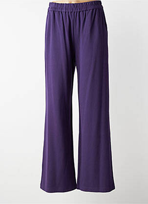Pantalon evazat talie elastică violet ZILCH femme