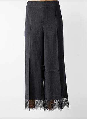 Pantalon 7/8 elasticitate mărime normală negru MAT. femeie