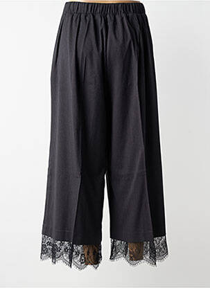 Pantalon 7/8 elasticitate mărime normală negru MAT. femeie