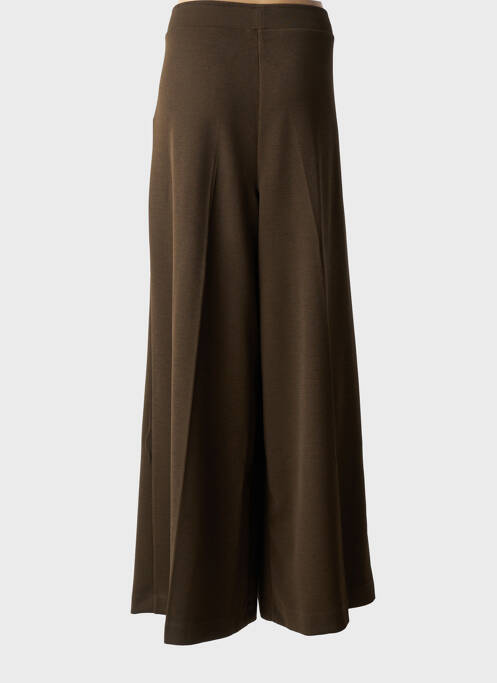 Pantalon evazat talie elastică verde MAT. femme