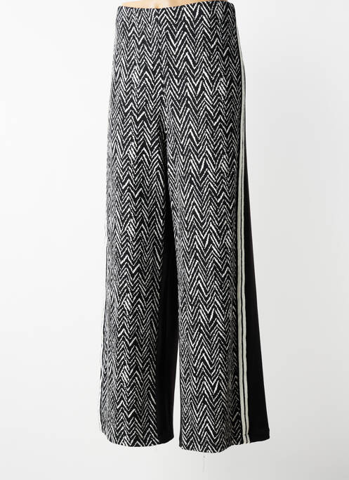 Pantalon evazat talie elastică negru AN II VITO femme