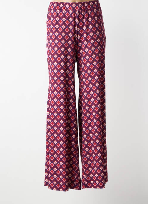 Pantalon drept croială dreaptă violet MAT. femme