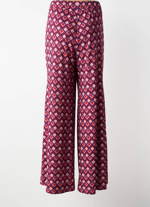 Pantalon drept croială dreaptă violet MAT. femme