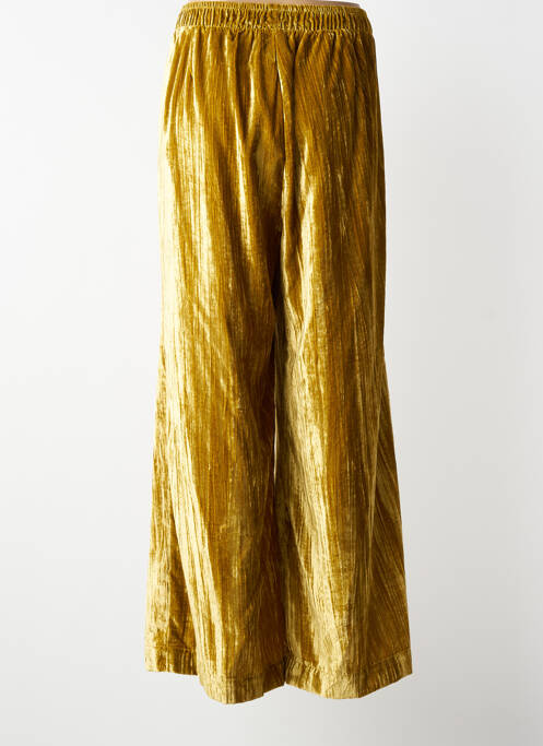 Pantalon evazat talie elastică verde MAT. femme