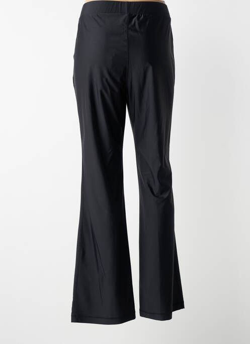 Pantalon evazat talie elastică negru MAT. femme