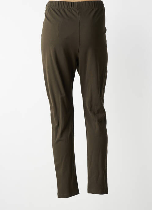 Pantalon slim talie elastică verde AN II VITO femme