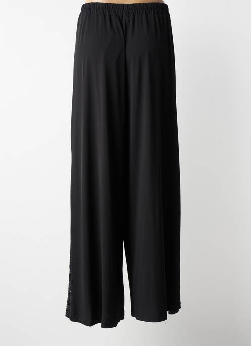 Pantalon evazat talie elastică negru AN II VITO femme