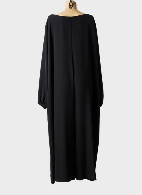 Rochie lungă croială fluidă mâneci lungi negru SOPHIA femme