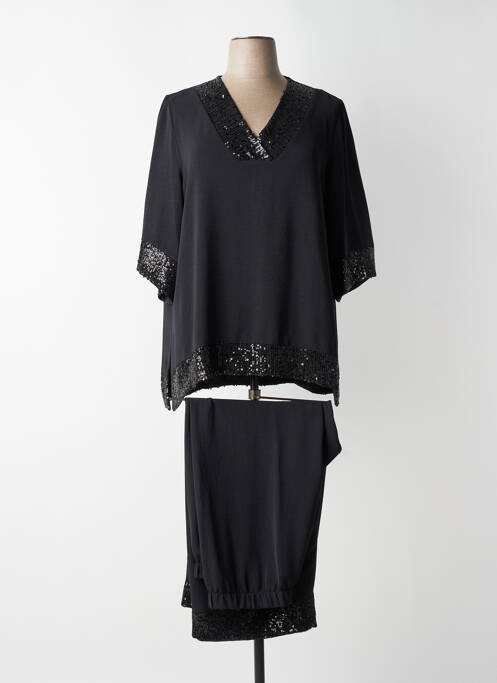 Set pantaloni croială fluidă negru AN II VITO femme