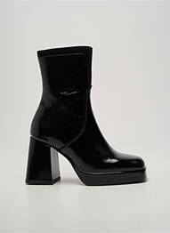 Botine/ghete toc pătrat toc de 7 la 9 cm negru CASTA femme