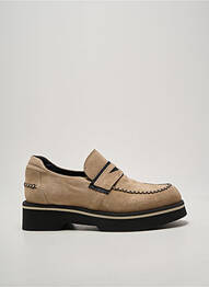 Mocasini vârf rotund toc de 4 la 6 cm bej CASTA femme