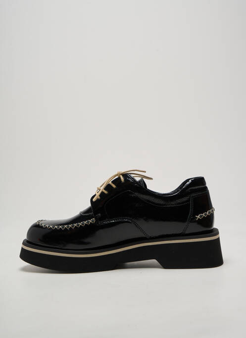 Derby-uri efect șifonat toc de 4 la 6 cm negru CASTA femme