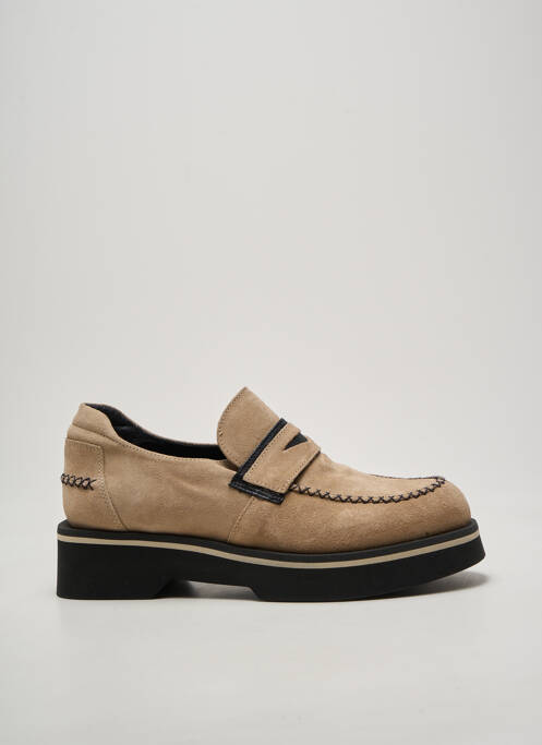 Mocasini vârf rotund toc de 4 la 6 cm bej CASTA femme