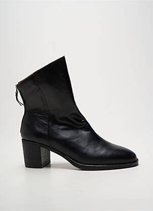 Botine/ghete toc pătrat toc de 4 la 6 cm negru EMILIE KARSTON femeie