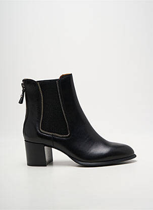 Botine/ghete vârf ascuțit toc de 4 la 6 cm negru EMILIE KARSTON femme