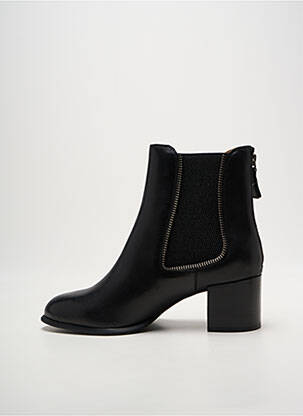 Botine/ghete vârf ascuțit toc de 4 la 6 cm negru EMILIE KARSTON femeie