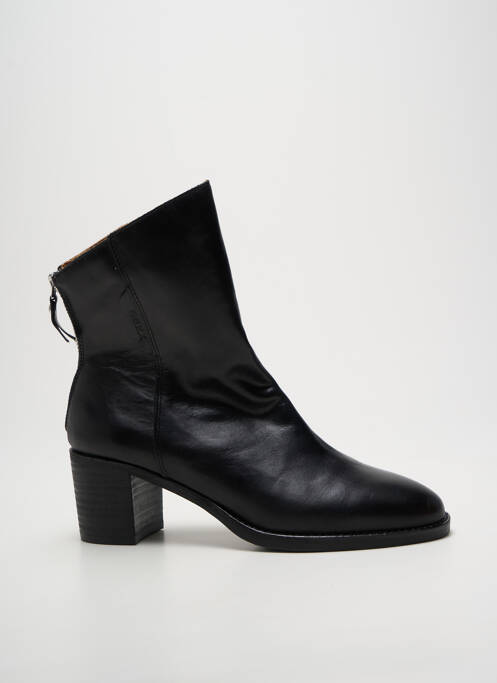 Botine/ghete toc pătrat toc de 4 la 6 cm negru EMILIE KARSTON femme